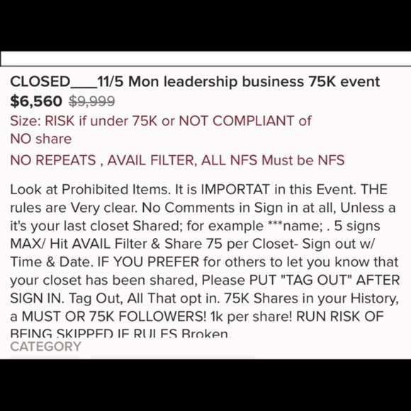 CLOSED__________WED 4/10 LEADERSHIP 75K HISTORY - Picture 4 of 7